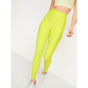 NEON High Waisted Leggings Size S